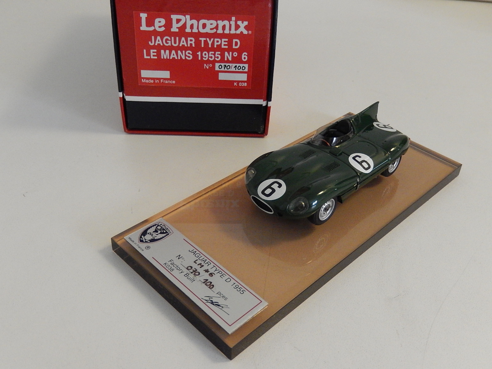 lephoenix : Jaguar Type D Winner le Mans 1955 --> SOLD, Modelart111